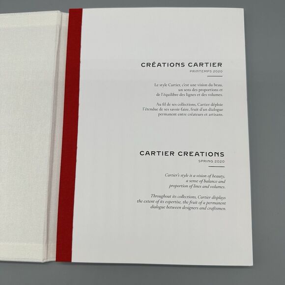 Cartier Creations Spring 2020 Catalog Book - Picture 6 of 11